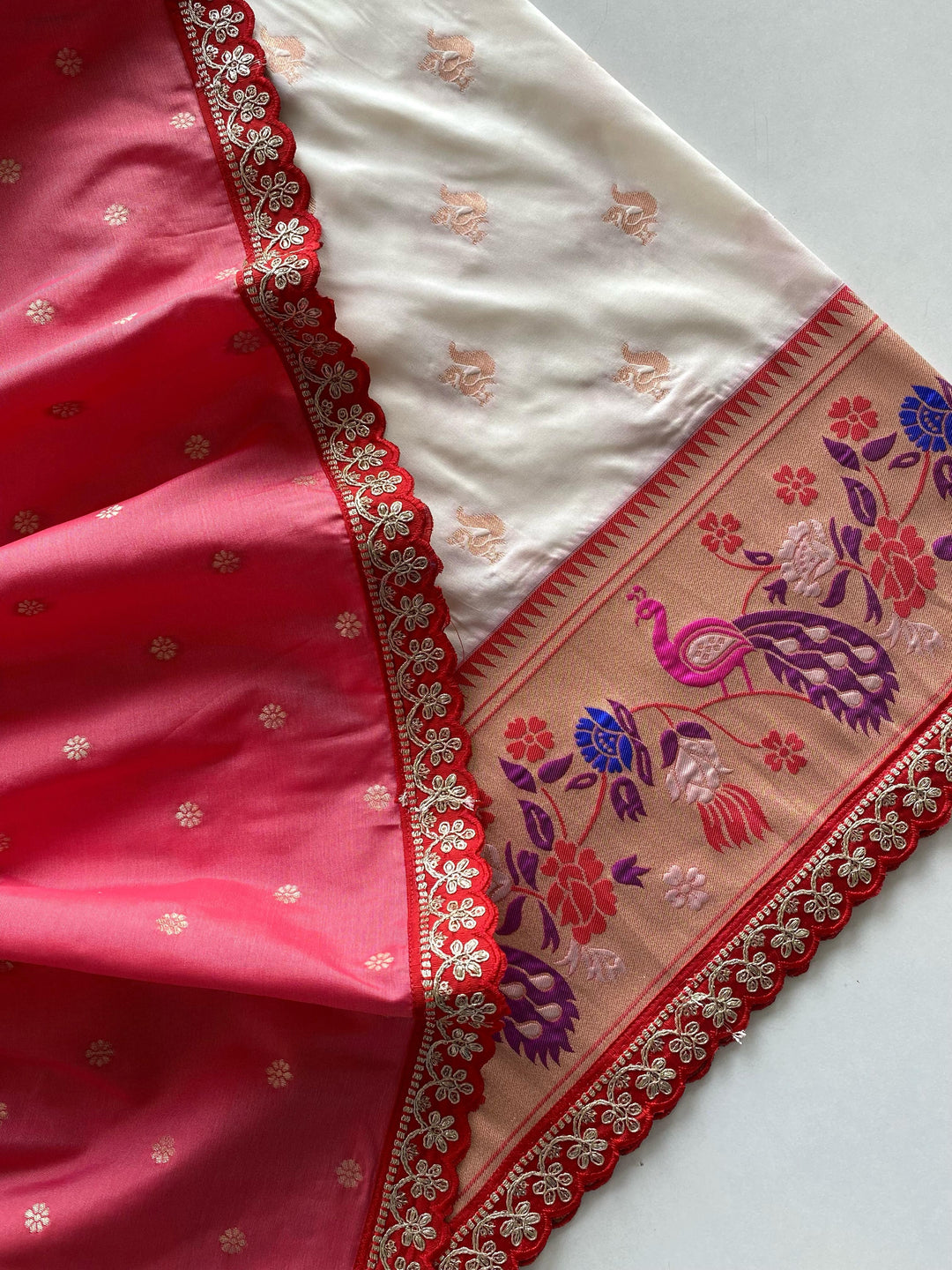 Peacock Designer Paithani Silk Saree