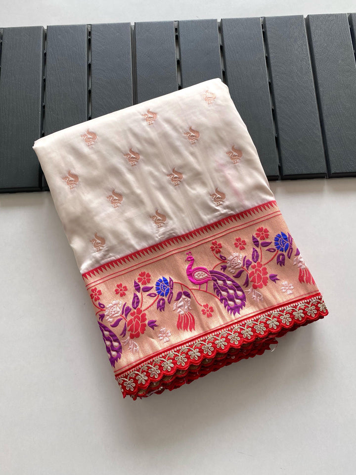 Peacock Designer Paithani Silk Saree