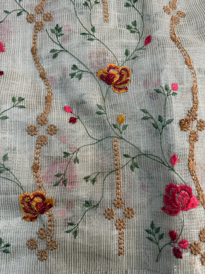 Vertical Thrills Banarasi Tissue Silk Saree