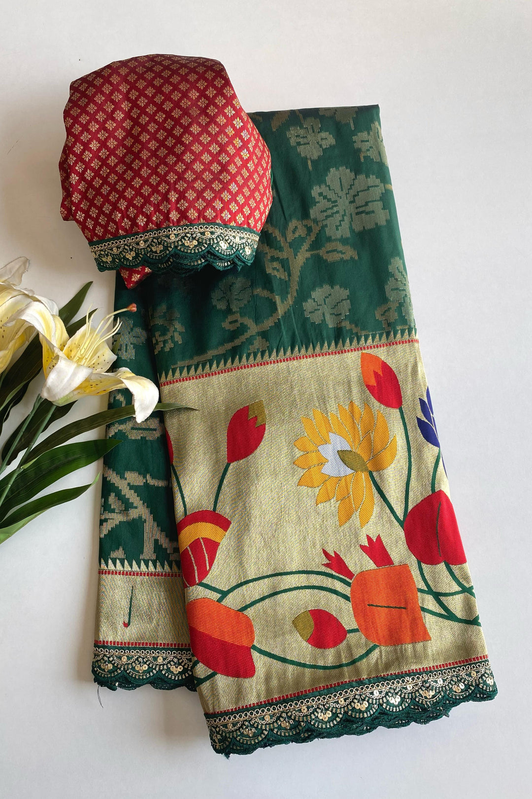 More is Pretty Paithani Silk Saree