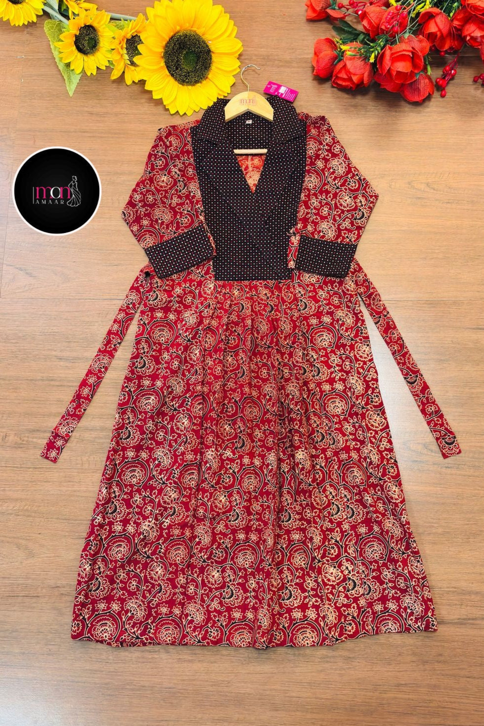 Rang Tarang -Sustainable Long Handloom Dress