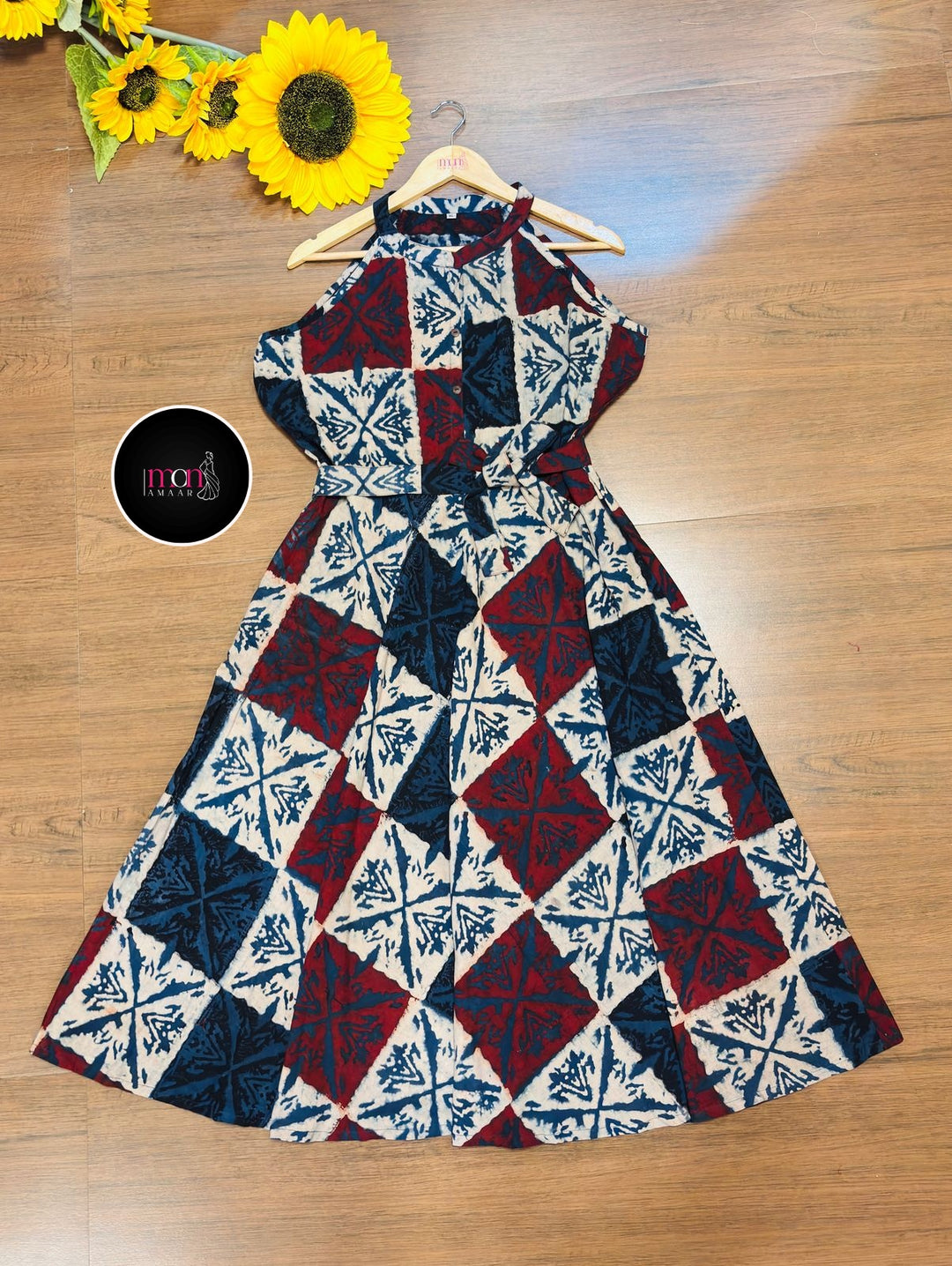 Zero-Waste Sustainable Long Handloom Dress