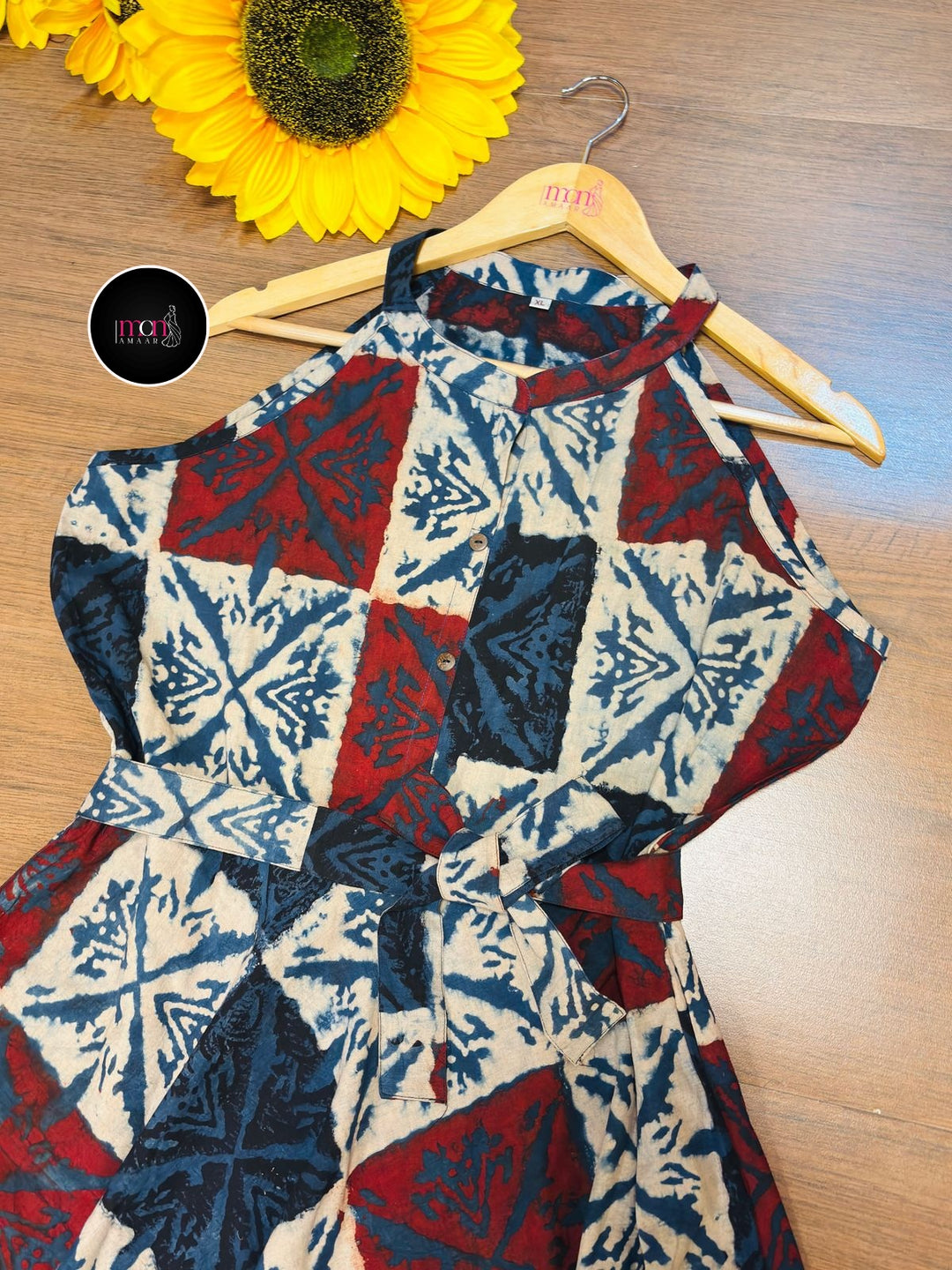 Zero-Waste Sustainable Long Handloom Dress