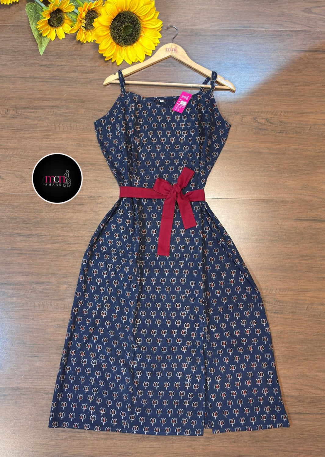 Summer Vacation- Sustainable  Handloom Dress