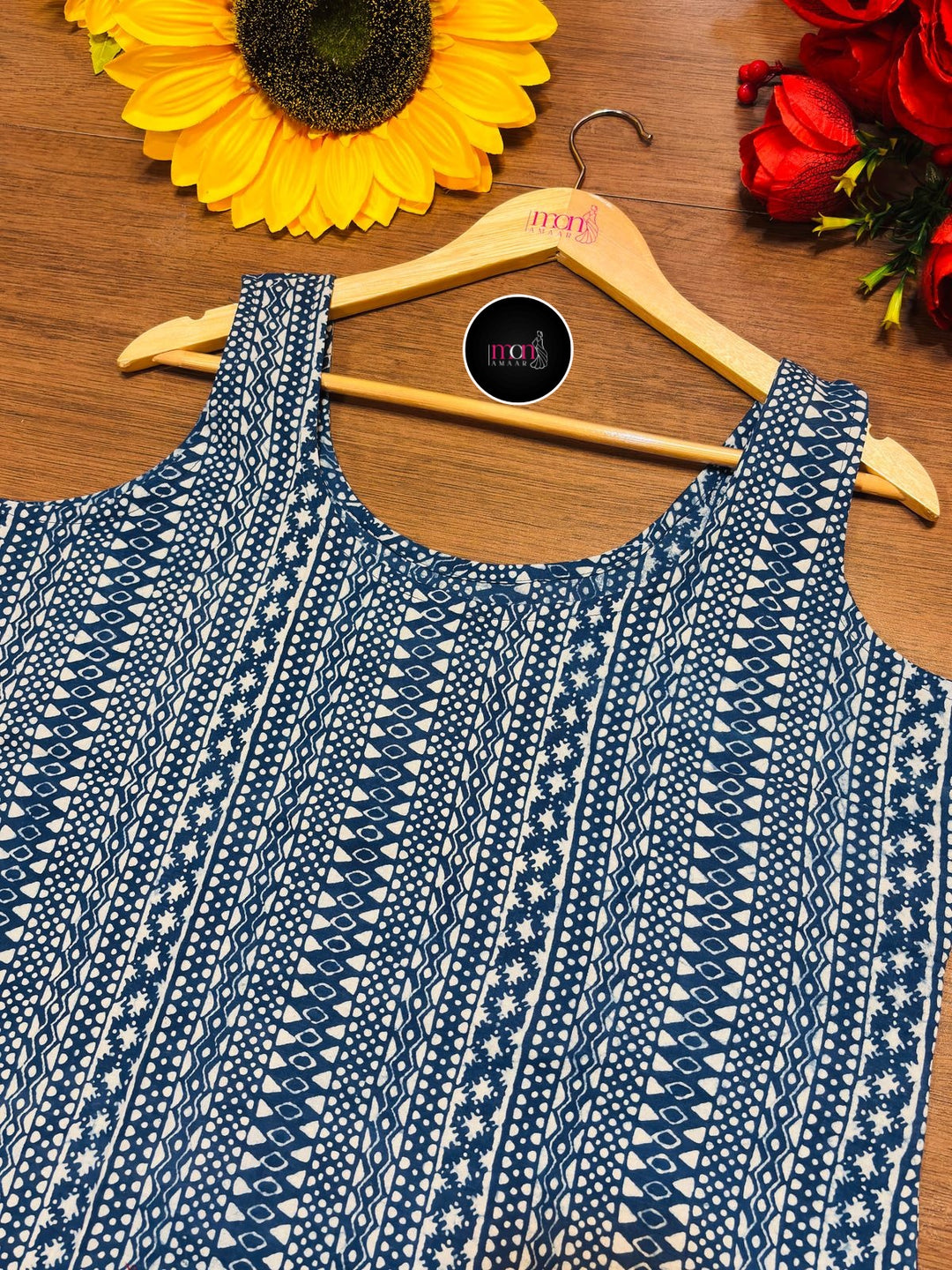 Trend Sync -Sustainable Block Print Ethnic Top