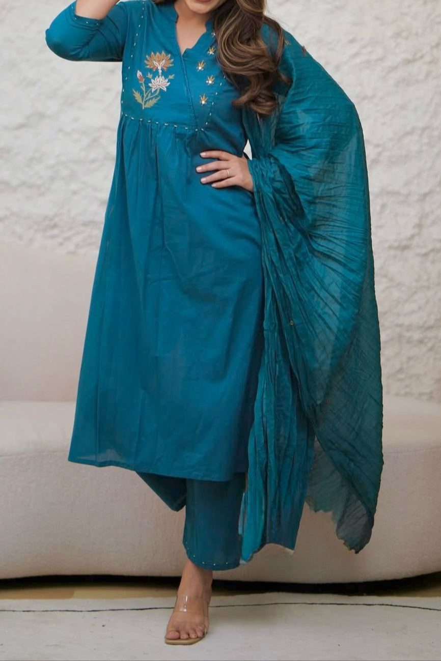 City And Colors Cotton Kurti Set