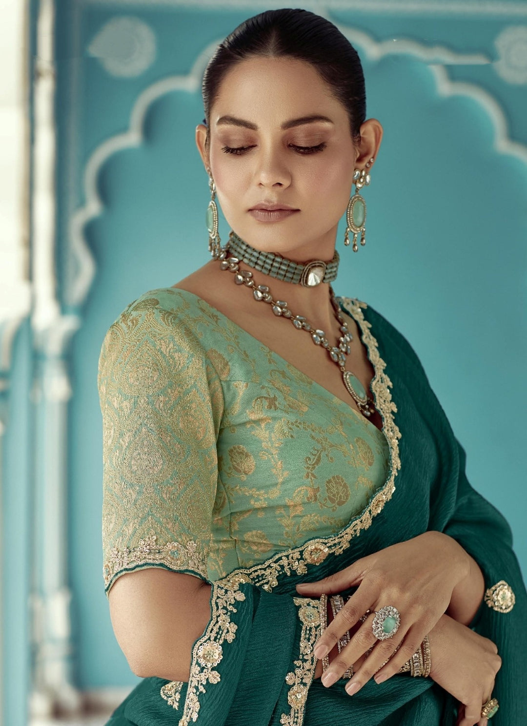 Real Queens Fancy Silk Saree