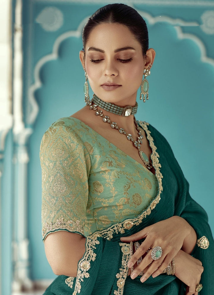 Real Queens Fancy Silk Saree