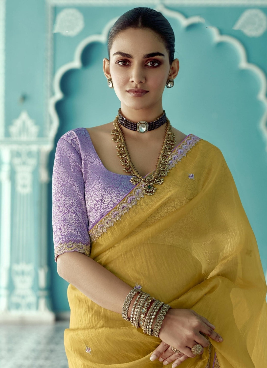 Real Queens Fancy Silk Saree