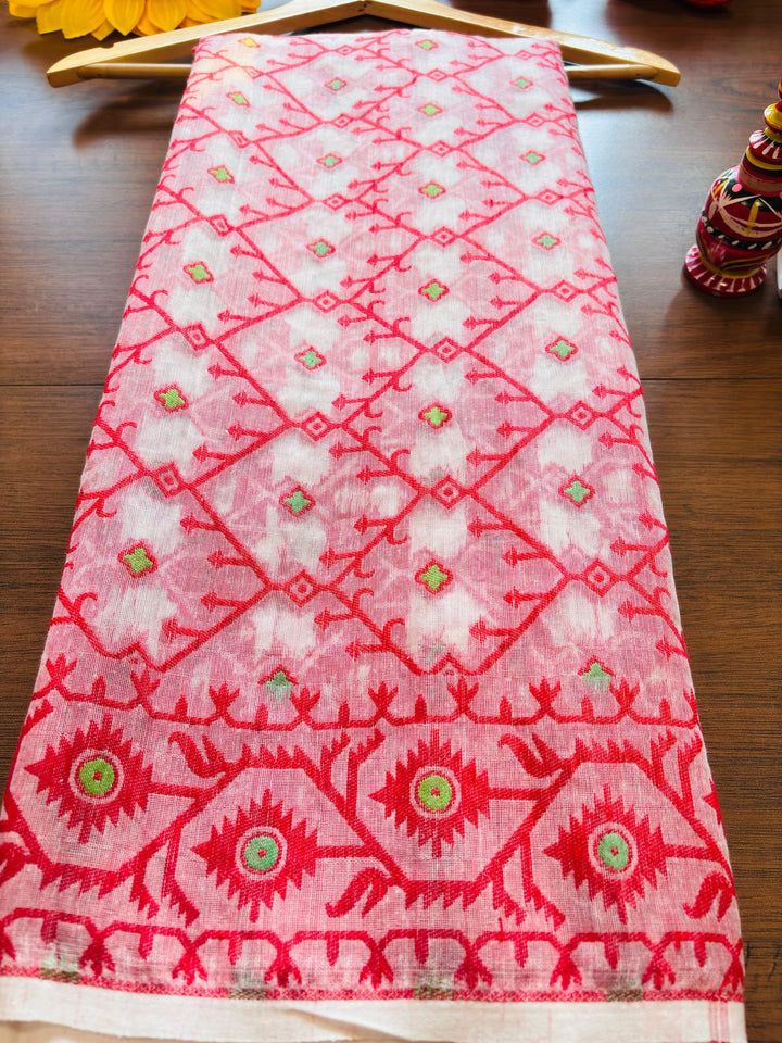 An Art Form In Six Yards- Dhakai Jamdani Saree