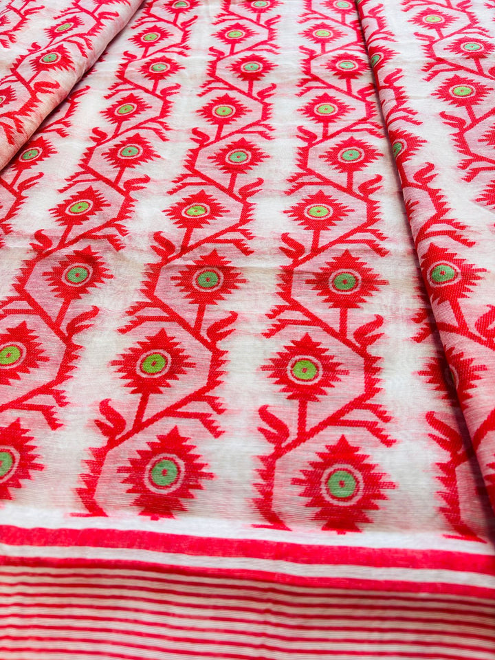 An Art Form In Six Yards- Dhakai Jamdani Saree