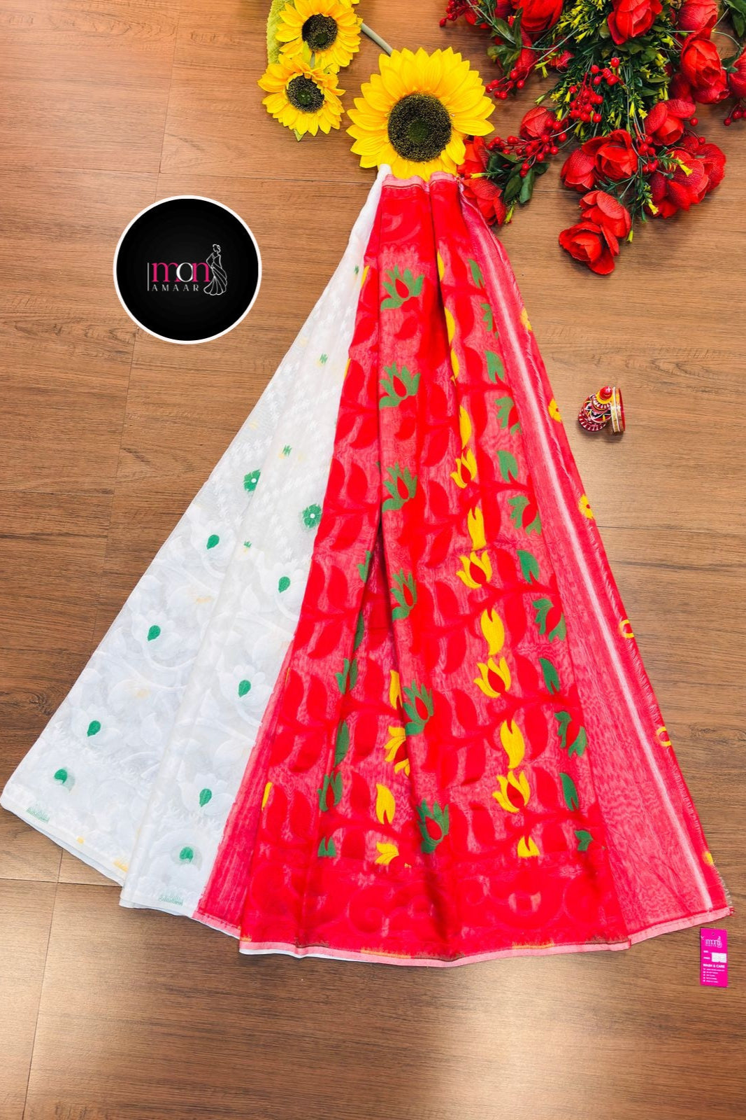 Bisakha Bengal Dhakai Jamdani Saree