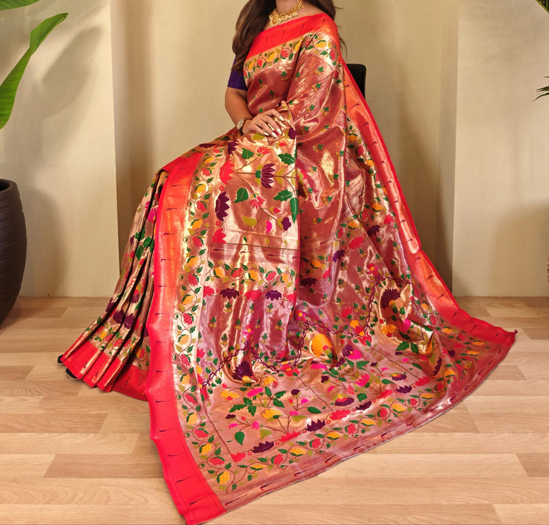 Twirl In Style Paithani Silk Saree