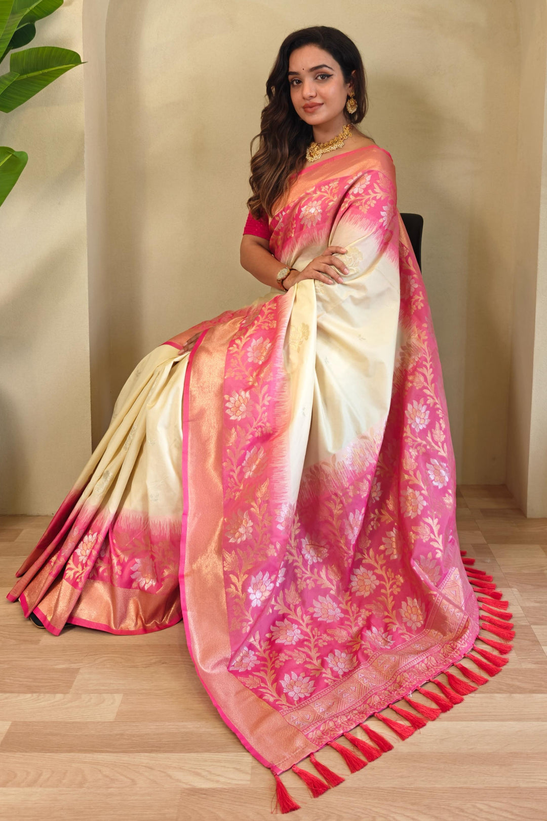 Creation With Innovation Fancy Silk Saree