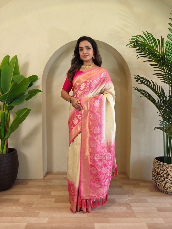 Creation With Innovation Fancy Silk Saree