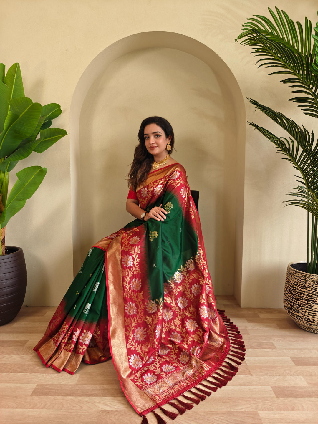Creation With Innovation Fancy Silk Saree