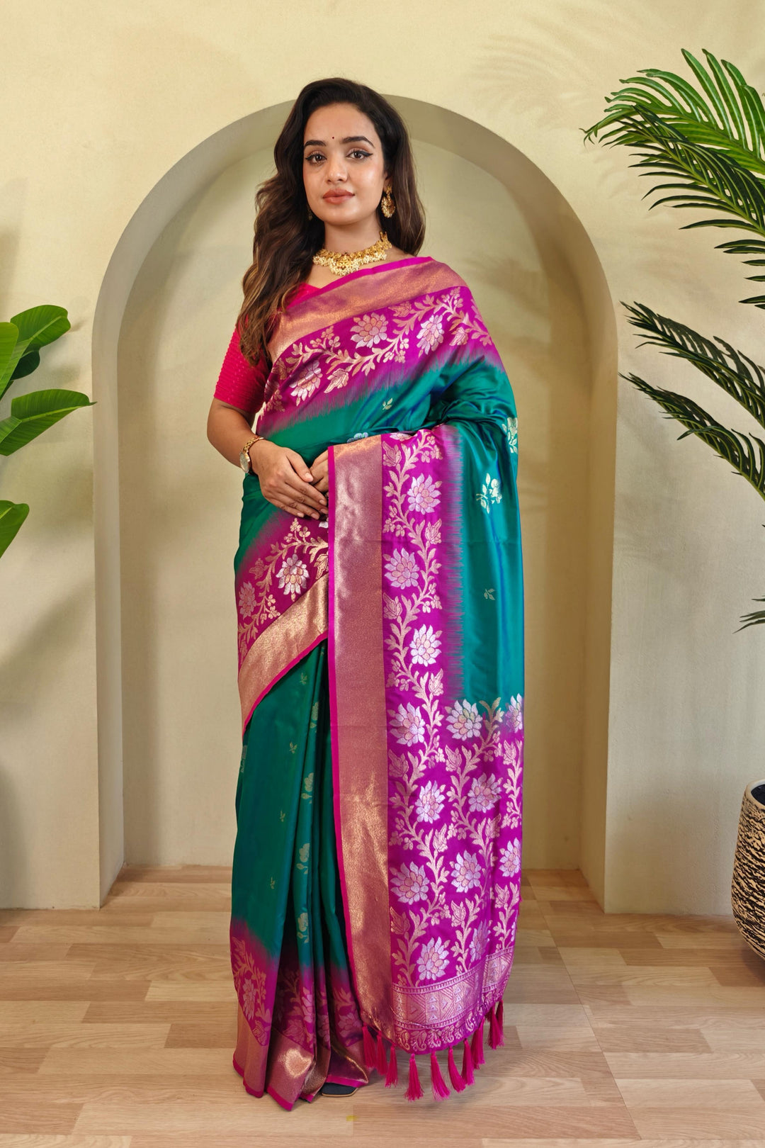 Creation With Innovation Fancy Silk Saree