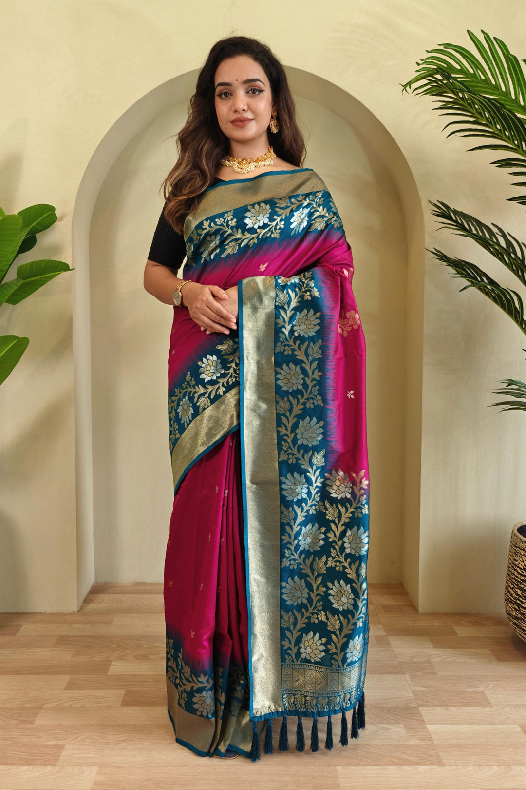 Creation With Innovation Fancy Silk Saree