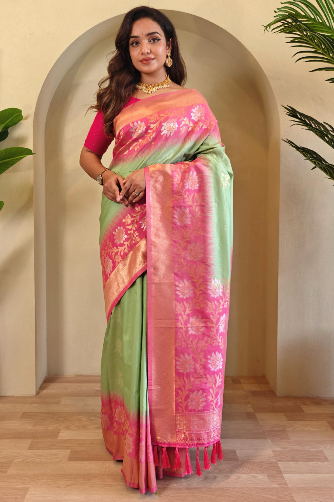 Creation With Innovation Fancy Silk Saree
