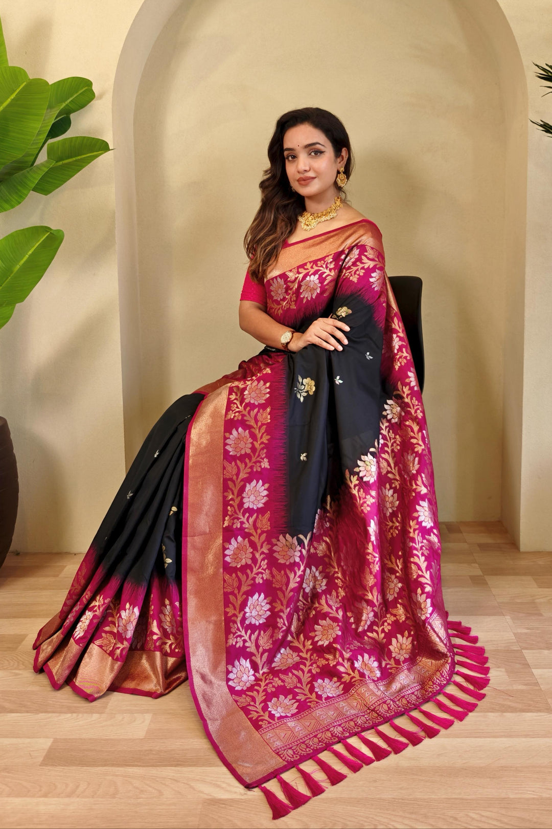 Creation With Innovation Fancy Silk Saree