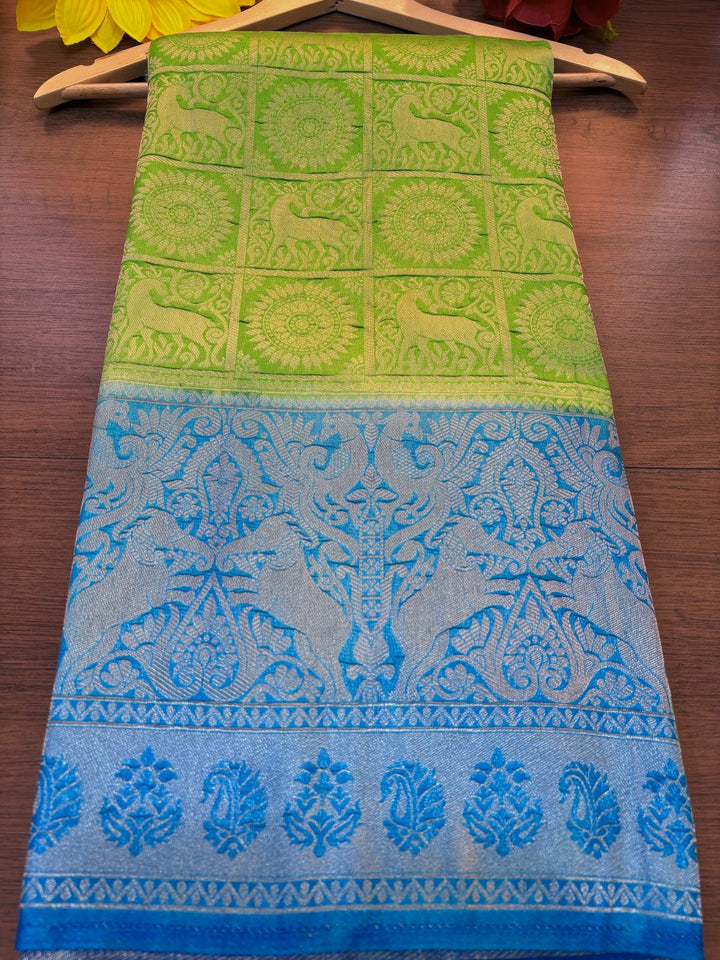 Blush Tones Kuvera Silk Saree