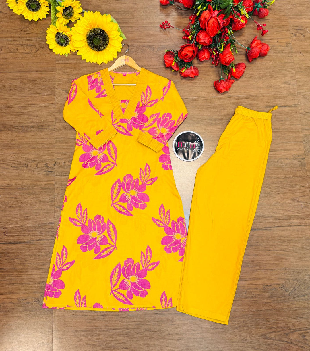 Neutral Command - Cotton Kurti Set