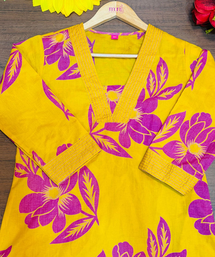 Neutral Command - Cotton Kurti Set