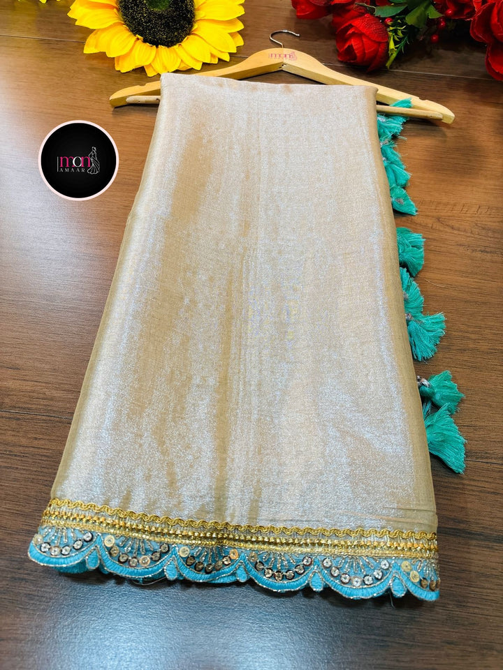 Amrithavarshini -Showers Of Nectar Cotton Tissue Saree