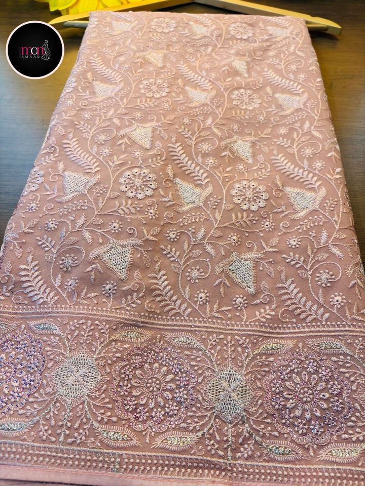 Celebration-A Designer Saree(Pink)
