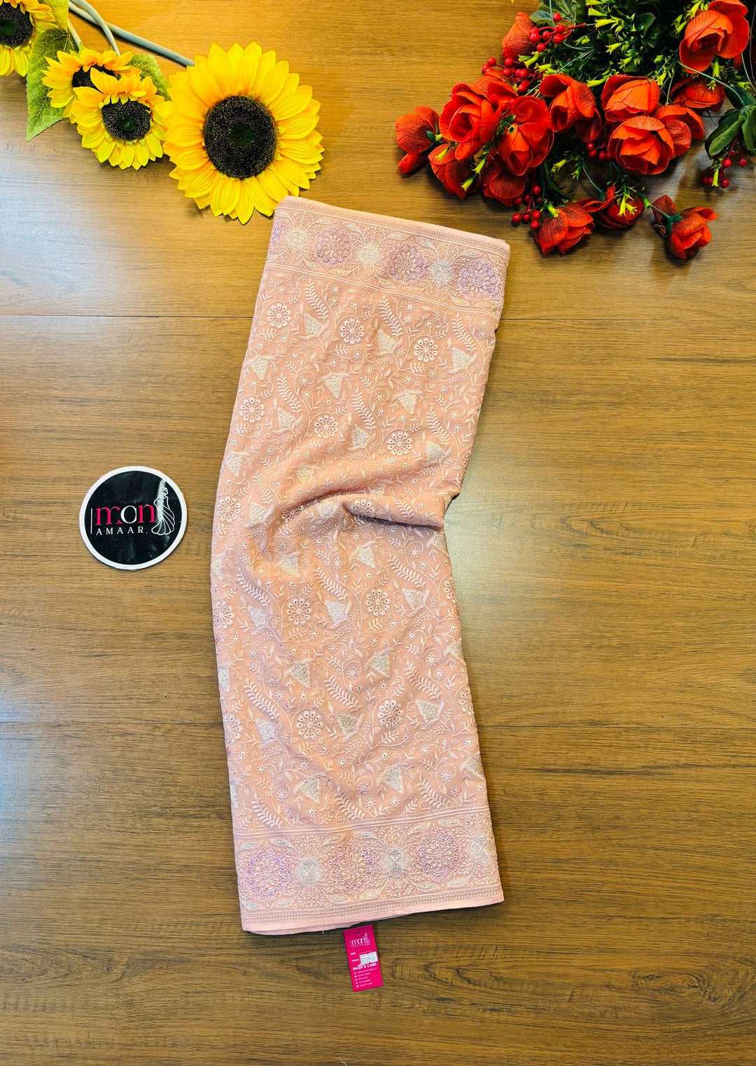 Celebration-A Designer Saree(Pink)