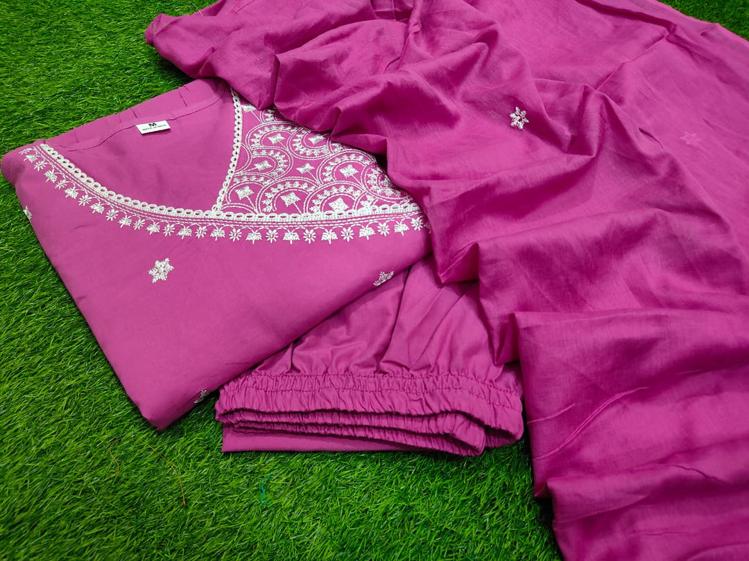 Master Of Colors Cotton Kurti Set