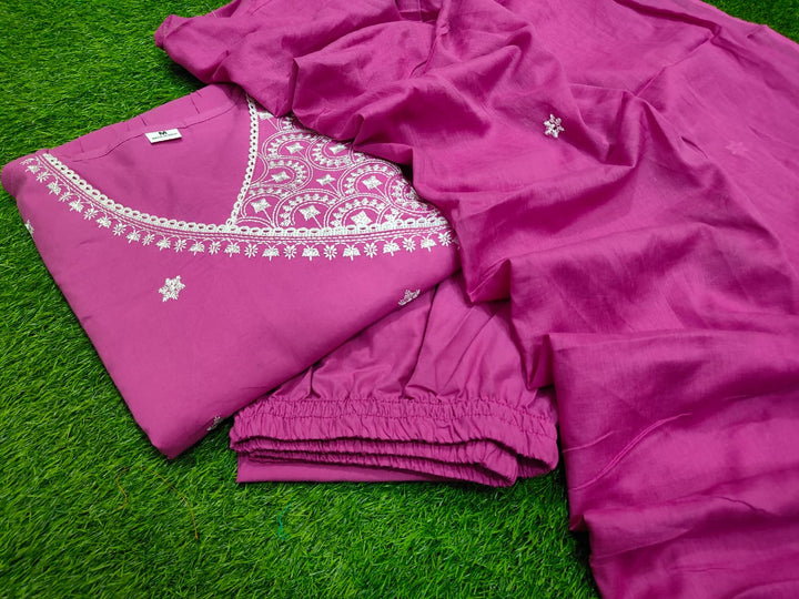 Master Of Colors Cotton Kurti Set