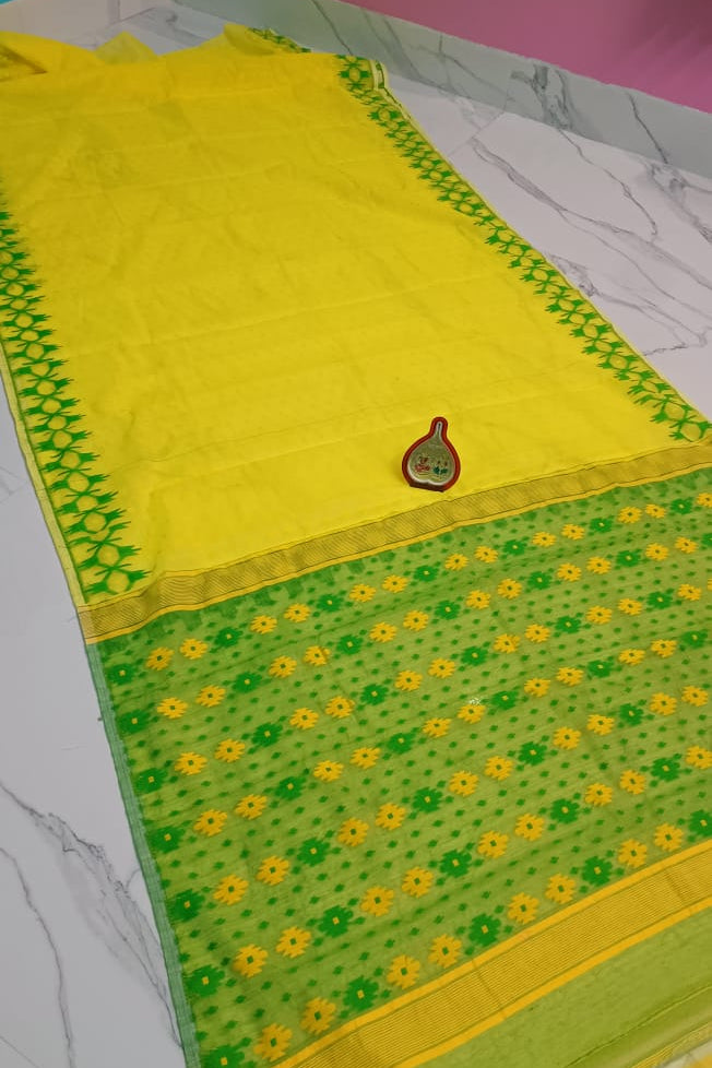 SuryaSikhar Dhakai Jamdani Saree