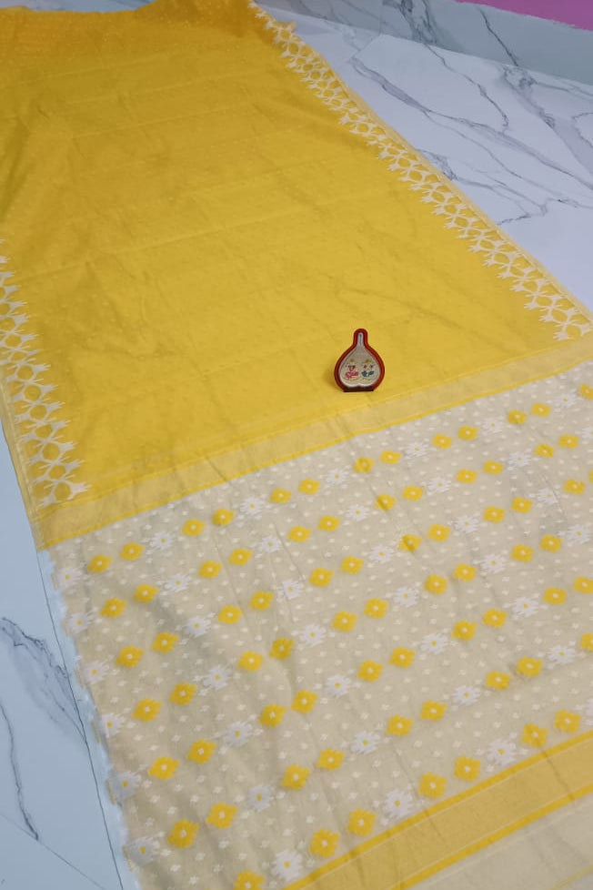 SuryaSikhar Dhakai Jamdani Saree
