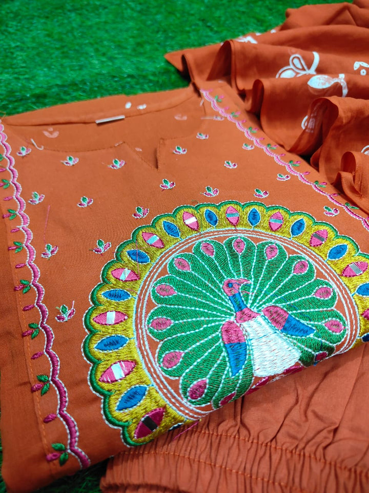 Reflecting On The Journey Cotton Kurti Set