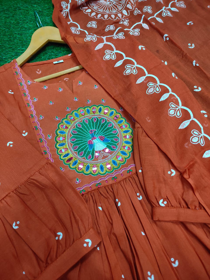 Reflecting On The Journey Cotton Kurti Set