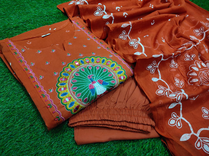 Reflecting On The Journey Cotton Kurti Set