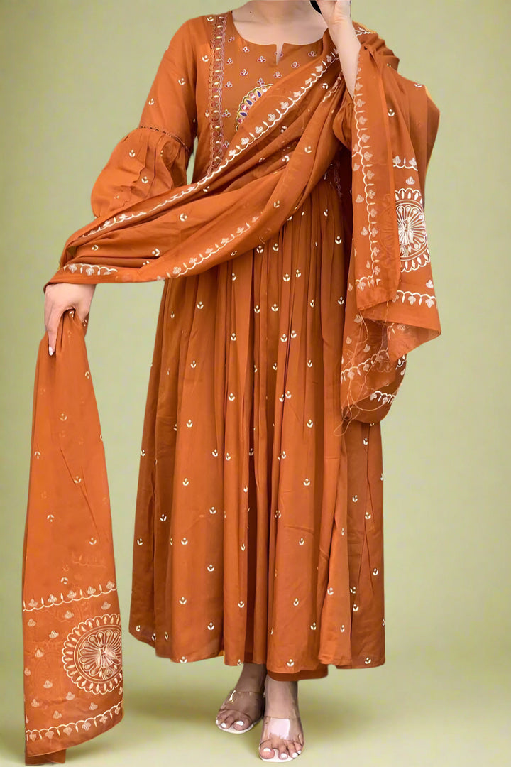 Reflecting On The Journey Cotton Kurti Set