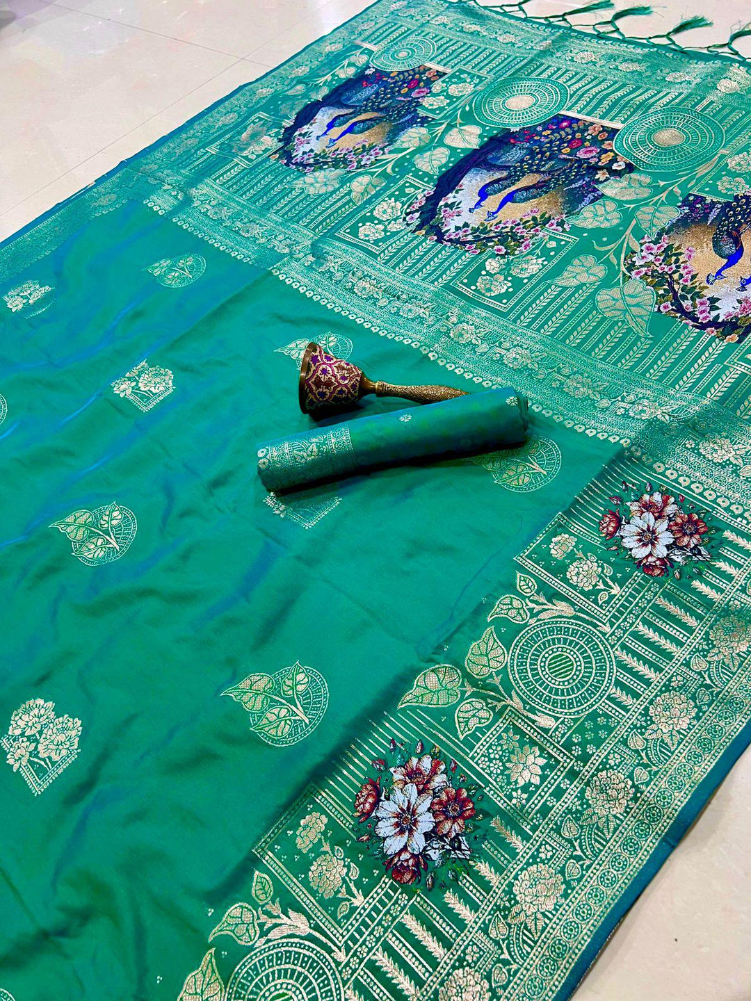 Silken Roots Fancy Silk Saree