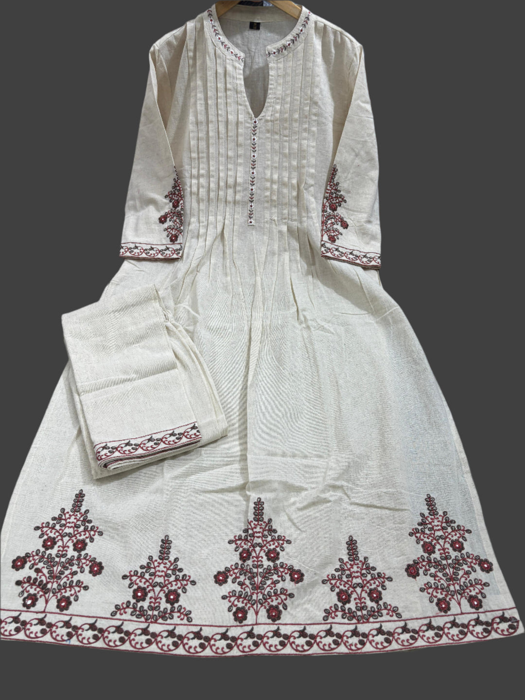 DrapeLine Cotton Kurti Set