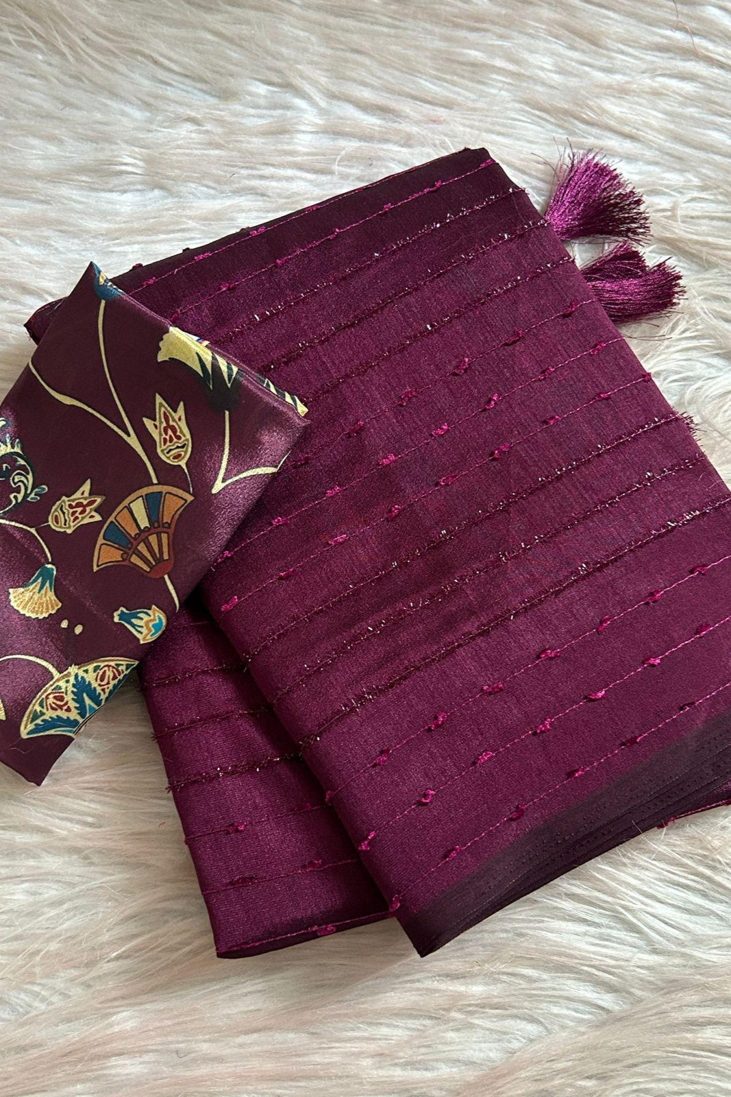 Bhoomi Saaj Kora Silk Saree