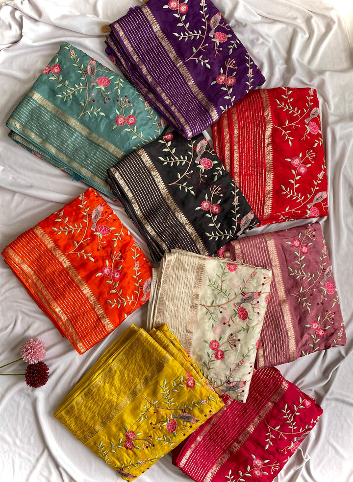 Flair in Flow Fancy Silk Saree