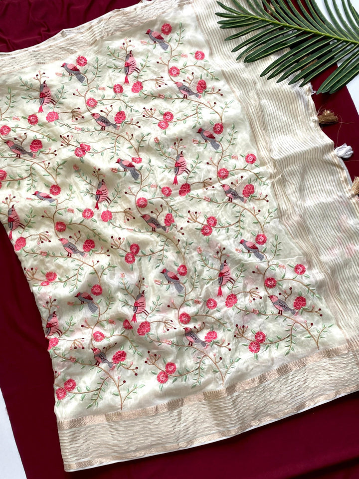 Flair in Flow Fancy Silk Saree