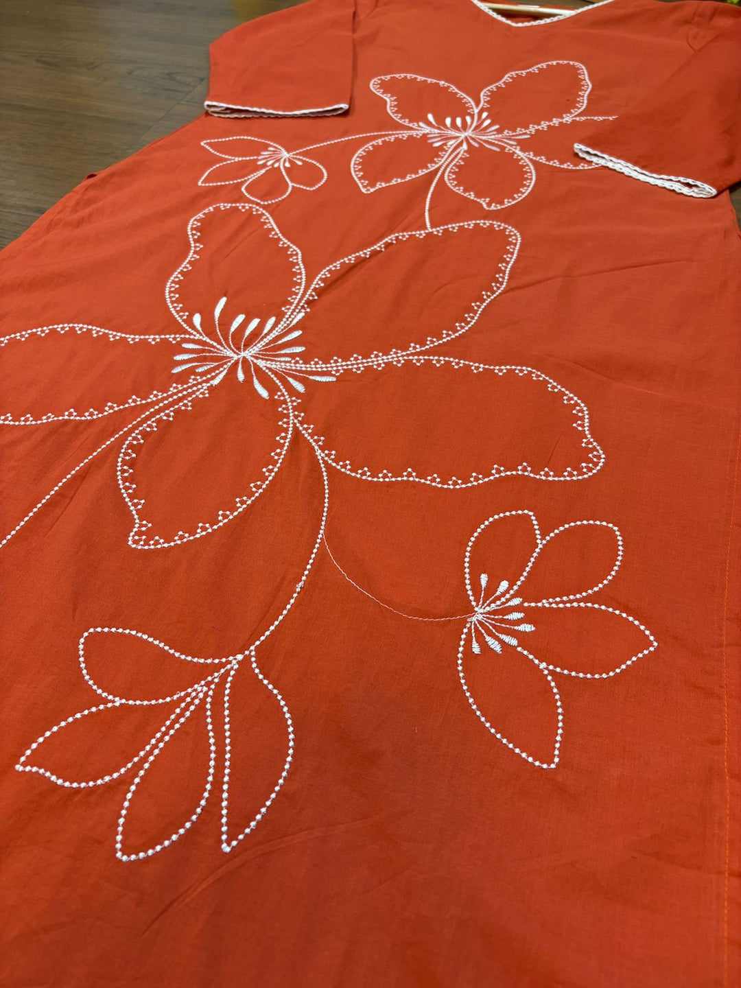 Sweet Pankhuri -Cotton Kurti Set