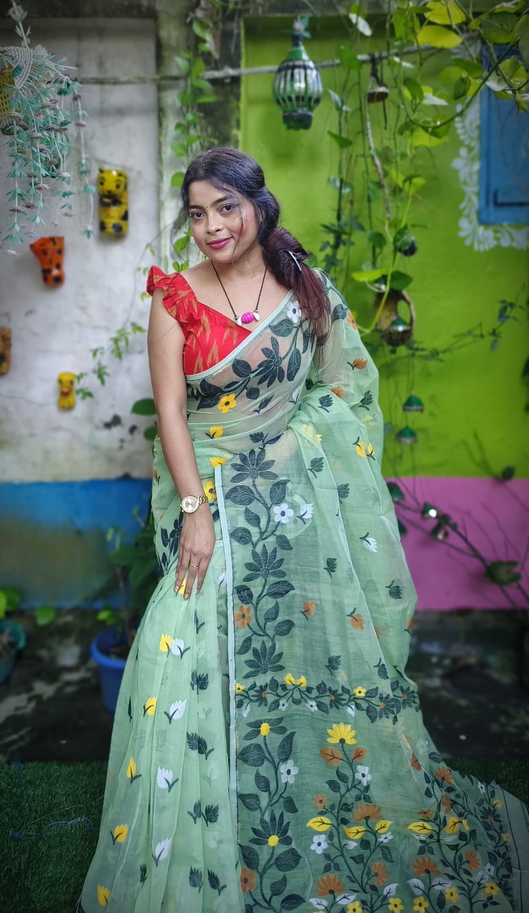 Ranga Roop Dhakai Jamdani Saree