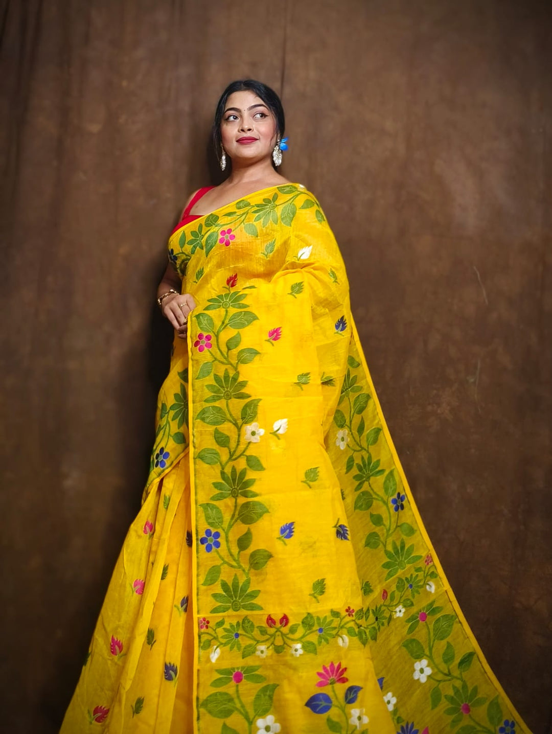 Ranga Roop Dhakai Jamdani Saree