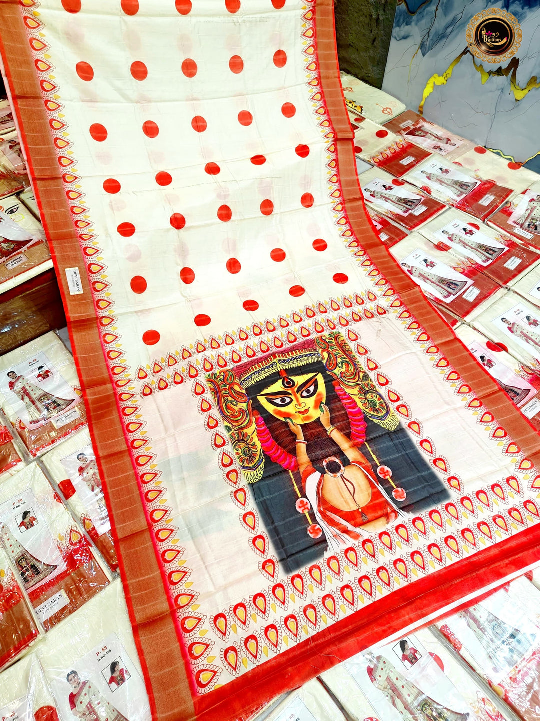 Devi Bandana Bengal Silk Saree