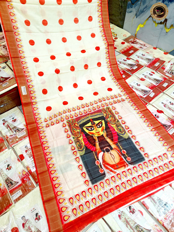 Devi Bandana Bengal Silk Saree