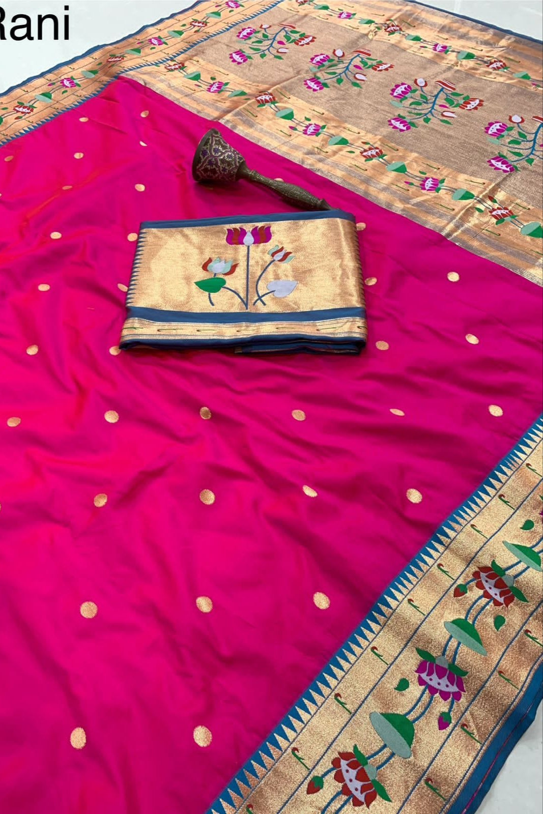 Inherited Weave Kanchivaram Paithani Silk Saree