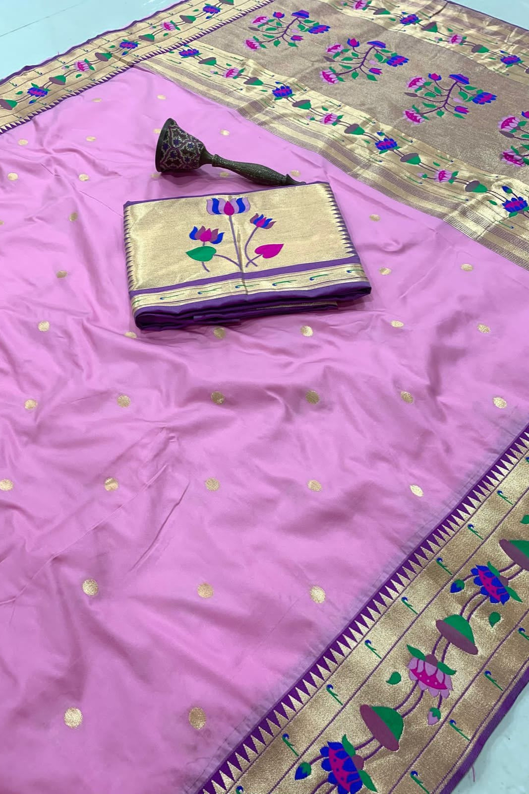 Inherited Weave Kanchivaram Paithani Silk Saree